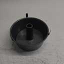 Chicago Metallic Angel Food Cake Pan with Cooling Feet, 2-Piece Nonstick Tube Pan, 9.5 Inch Carbon Steel, Perfect for Pound and Sponge Cakes