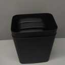 Vanpopubs 2 Pack 2.7 Gal Bathroom Trash Can with Lid, Automatic Trash Can Small Smart Garbage Can Touchless, Slim Motion Sensor Waterproof Plastic Trash Bins for Bedroom Office Kitchen Toilet Black