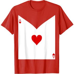 Original Halloween Playing Card Costume Alice In Wonderland T-Shirt