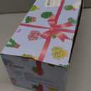 Cute Ceramic Succulent Garden Pots, Planter with Drainage and Attached Saucer, Set of 5 -Plants Not Included (Vivid Colors)