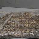 CENBOSS Rattan Christmas Tree Collar, Wicker Tree Skirt & Stand Base Cover (Brown Wash, 24 inch)