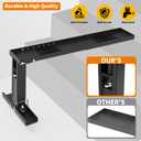Foozet Ladder Extender Pro, Ladder Stabilizer High Strength, Ladder Leveler14.5”-18” Adjustable Height Range for Single and Extension Ladders,Step Ladder Leveler
