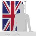 United Kingdom House Flag - Regional Nationality Nation International World Country Particular Area - Decoration Banner Small Garden Yard Gift Double-Sided Made in USA 28 X 40