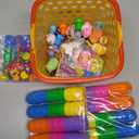 48Pcs Prefilled Easter Eggs with Animal Mochi Squishy Stress Relief , Kawaii Easter Basket Stuffers, Party Favors, Classroom Prizes (Multicolor 48Pcs)