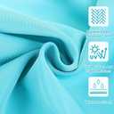 Geetery 5 Pcs Outdoor Cushion Covers Patio Pillow Replacement Covers for Seat and Back Outdoor Cushion Slipcovers for Sectional Rattan Sofa Patio Furniture Couch