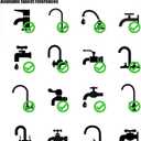 Portable Rubber Hose Nozzle, Size, Easy to Use, Hand Shower, Suitable for People or Pets (3m)