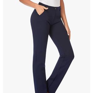 Tapata Women's 28''/30''/32''/34'' Stretchy Straight Dress Pants with Pockets Tall, Petite, Regular for Office Work Business S