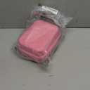 MGZNMTY Travel Storage Case and Thicken Silicone Cover Compatible with Yoto Mini Player - Kids Audio & Music Player and Card Holder for Yoto Card Hold Up to 10 Cards (Pink)