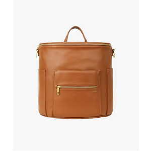 FAWN DESIGN The Original Diaper Bag, Faux Leather Diaper Bag Backpack, Vegan Leather, Large Capacity Baby Bag for Mom