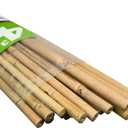 Mininfa Natural Bamboo Stakes 57 Inch (Approx 5 FEET), Eco-Friendly Garden Stakes, Plant Stakes Supports Climbing for Tomatoes, Trees, Beans, 20 Pack