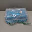 12in 3-Layer Plastic Craft Organizers and Storage, Portable Folding Tackle Box with Handle & Adjustable Dividers, Multipurpose Case for Sewing, Art Supplies, Medicine, Tools (Blue)