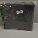 Samsill Durable 4 Inch Binder, Locking D Ring Binder, Customizable Clear View Cover, Charcoal Black, Holds 775 Pages