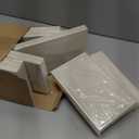 Highergo 8 Pcs Small Velvet Jewelry Trays Stackable Drawers Organizer Ring Earring Storage Trays, 8.3x4.7x1''(7 Long Slots)