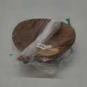 Gibson Home Sherwood 3-Piece Acacia Wood Salad Bowl Set, 32 quarts