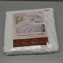 Cozyide White Duvet Cover Queen Size, Soft 3-Piece Seersucker Queen Duvet Cover Set, All Seasons Bedding Set with Zipper Closure and Corner Ties(90"x90", 2 Pillow Cases 20"x26")