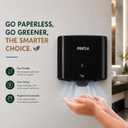Hand Dryer, 12-15 Seconds Fast Dry Hands, 100-130V Voltage, Bottom Hot & Cold Air Switch, IPX1 Waterproof & 60s Overheat Protection