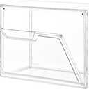 Stackable Storage Bins,Clear Acrylic Display Case, Acrylic Boxes with Lids, Stackable Storage for Handbags & Purse, Magnetic Lid Storage Bins for Home Organization-1 Pack