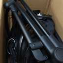 Foldable Dog Stroller, 3 In 1 Pet Stroller For Small Medium Dog Cat Up To 50 Lbs, Detachble Portable Pet Bag, Storage Basket And One-Button Folding Frame (Black)