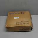 BEDELITE Flannel Sheets Full Size Black - Super Soft Fleece Sheets Set Fluffy Extra Plush, 4 Piece(Include Fitted Sheet, Flat Sheet, 2 Pillowcases)