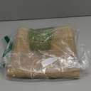 YDKGL Bathroom Rugs Mat 20x31, Ultra Thin Non Slip Bath Mats for Bathtub Quick Dry Absorbent Rubber Bathroom Mat Fit Under Door, Washable Half Round Bath Rugs, Beige Brown