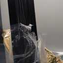 10 Pack Metal Fence Posts, 5ft Heavy Duty U-Post, Black Garden Stakes, No-Dig Post Anchors for Wire Fences, Temporary Fencing, Electric Fence, and Corner Support
