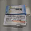 Pore Vacuum, USB Rechargeable Blackhead Remover Vacuum,3 Levels Adjustable Pore Vacuum Blackhead Remover, with 5 Suction Power,6 Probes,Face Vacuum Pore Cleanser for Women & Men-White