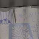 6Pcs Coastal Granddaughter Wall Art Blue Shell Bikini Wall Decor Starfish Palm Tree Poster Prints Artwork Meet Me At The Beach Preppy Aesthetic for Girly Room Dorm Apartment Home Decoration (10L"X8W")