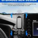 Autorder Car Phone Holder for Toyota Corolla 2019-2025/Corolla Cross 2022-2025 Accessories Air Vent Screen Fixed Clip 360° Rotation Cell Phone Mount Hands-Free with 2 Installation Methods(8 Inch)