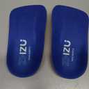 3/4 Orthotics Cork Shoe Insoles,ZHZU Arch Support Inserts for Men/Women,Plantar Fasciitis Insole, Flat Feet Breathable Shoe Inserts,Over-Pronation and Heel Pain Shoe Pad,Blue/L(Men11-13/Women12-14)