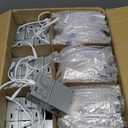 VOLISUN 24 Pack 6 inch Recessed Lighting, 5CCT LED Recessed Light with Junction Box, 2700K-5000K Selectable, 13W Eqv 120W, 1080LM Dimmable Canless Wafer Downlight, LED Ceiling Light ETL Certificated (White)