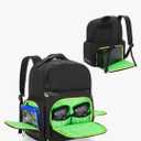 Carry Backpack Compatible with Xbox Series X/S Console, Travel Carrying Case with Separate Storage Room for Console, Headset, Controllers, Multiple Pockets for Gaming Accessories(Patent Design)