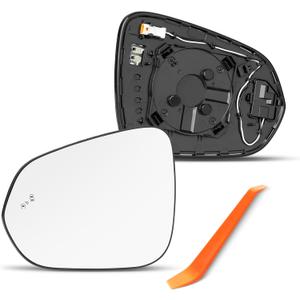 Driver Side BSD Mirror Compatible with Lexus RX350 2016 2017 2018 2019 2020, NX200t 2015-2017, NX300 2018-2020 - Heated, Left Side Mirrors Replacement for Lexus RX NX with Blind Spot Indicator
