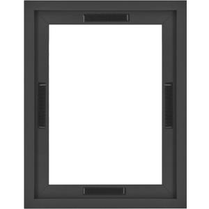 MCS Canvas Float Frames 9x12 Frame, Black Frame for Finished Canvases, Vertical & Horizontal Wall Hanging Large Frame with Adhesive for Canvas Paintings (1-Pack)