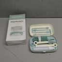 Momcozy Bottle Brush Set - Baby Bottle Cleaner Kit with Silicone Brush, Nipple Brush, Straw Brush, Soap Dispenser, Drying Rack - 7 in 1 Bottle Cleaning Tool for Home and Travel, Green (Classic Style)