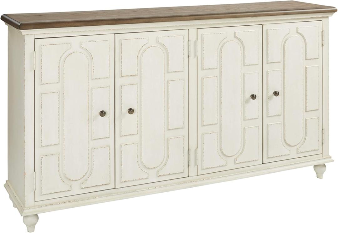 Signature Design by Ashley Roranville French Country Accent Cabinet or Server, White