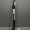 Retractable Baby Gate for Stairs, 55" Wide Mesh Dog Gate Indoor, 34'' Tall Child Gate for Doorways, Hallways, Deck, Indoor Outdoor Pet Baby Safety Essentials for Home, Black