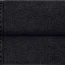 GLAMBURG 100% Cotton 2 Pack Oversized Bath Towel Set 28x55 Inches, Ultra Soft Highly Absorbant Compact Quickdry & Lightweight Large Bath Towels, Ideal for Gym Travel Camp Pool - Black