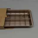 Brownie Pan with Dividers with Cutter Rectangular Cake, Non-stick Stainless Steel Brownie Baking Pan, Mold with Divider Grid for Brownies, Cakes, Bread, Baking Tool