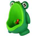 Cute Frog Standing Potty Training Urinal for Boys Toilet with Funny Aiming Target - Blackish Green