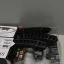 OleFun Train Set, Electric Black Train with Water Steam, Sounds & Lights, Model Christmas Train Set for Under The Tree, Railway Kit Gifts for 3, 4, 5, 6, 7, 8+ Year Old Boys & Girls