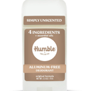 Humble Aluminum-Free Deodorant, Simply Unscented - 1 Pack
