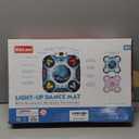 Kidzlane Light Up DJ Dance Mat for Kids - Bluetooth & AUX Compatible - 3 Fun Arcade Games with 5 Difficulty Levels - Detachable Discoball & Fairytail - Adjustable Volume - Ages 6+