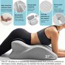 cjc Ergonomic Memory Foam Wedge Pillow,27° Bed Wedge Support Pillow
