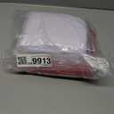 VitalCozy 4 Panels Backdrop Curtains 2 Pcs 4 x 10 ft Sequin Glitter 2 Pcs 7 x 10 ft Chiffon Photo Background Curtains for Graduation Wedding Birthday Party Decorations(White, Red)