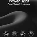 IUGA Compression Leggings for Women Tummy Control No Front Seam Leggings with Pockets High Waisted Workout Yoga Pants (Black, M)