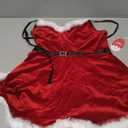 RSLOVE Sexy Christmas Lingerie For Women Santa Babydoll Chemise Red Costume, Size M 