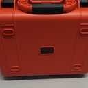 14x 11.5x 6.5 Inch Hard Case, Portable Weather Waterproof Protective Camera Case with Customizable Foam, Fit Use of Drones, Camera, Equipments, Orange50+ bought in past month