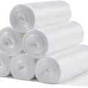 TYPLASTICS Trash Can Liner - Wholesale 1000 Count Garbage Bags on Perforated Roll 7-10 Gallon Multipurpose for Office Bathrooms Business Home Commercial and Industrial Needs 24" x 24" (50 Count (Pack of 20))