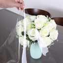 Walrus Clear Vinyl Tablecloth Protector Waterproof/Oil-Proof Plastic Square Transparent Sheet Table Cover 54X54 Inch