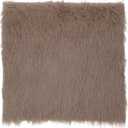 DMiotech 14"x14" Brown Faux Fur Square Fabric, Fluffy Faux Fur for Crafts, Gnomes, Animal Costumes, Cushions
